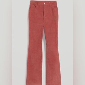 Old Navy Red Corduroy Flare Pants